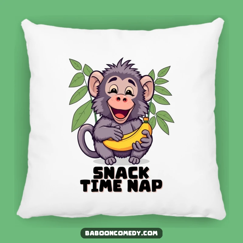 Funny Kawaii Baboon Banana Pillow - Cozy Sharing!