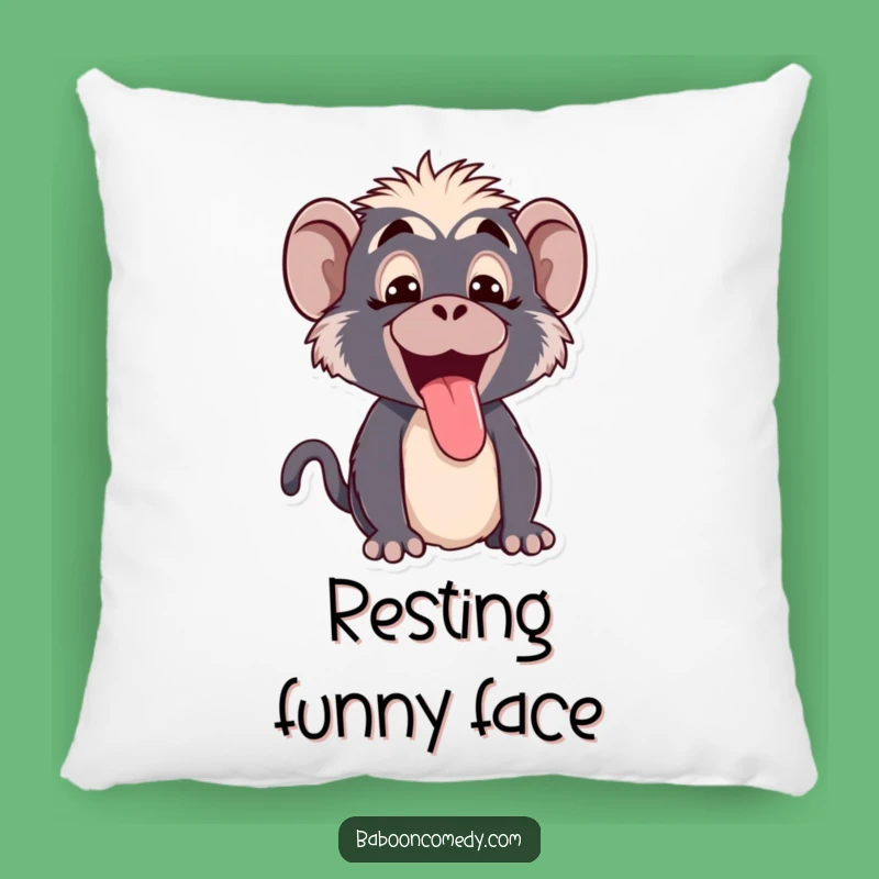 Funny Kawaii Baboon Tongue Pillow: Snuggle Up with a Smile